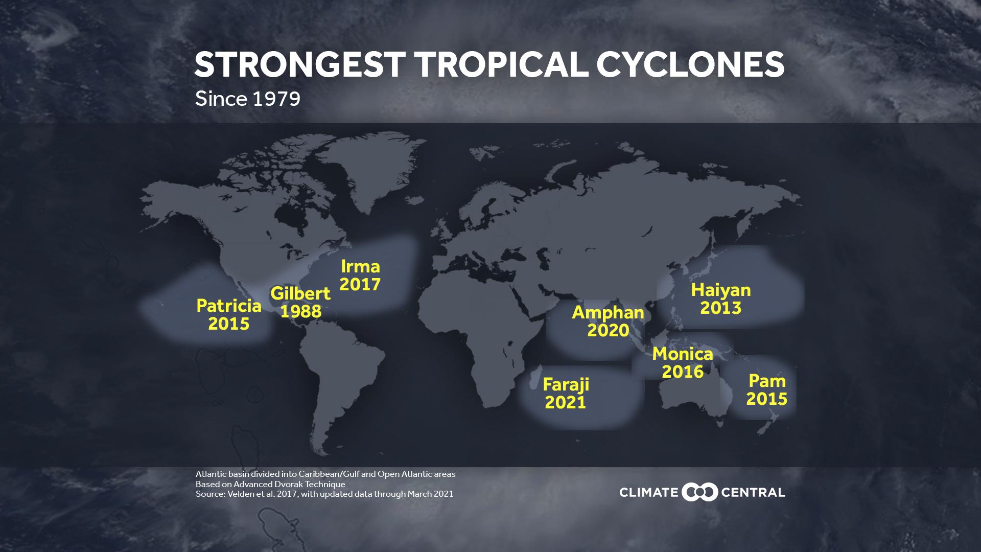 Strongest Storms by Region - 2021 Hurricane Season Preview