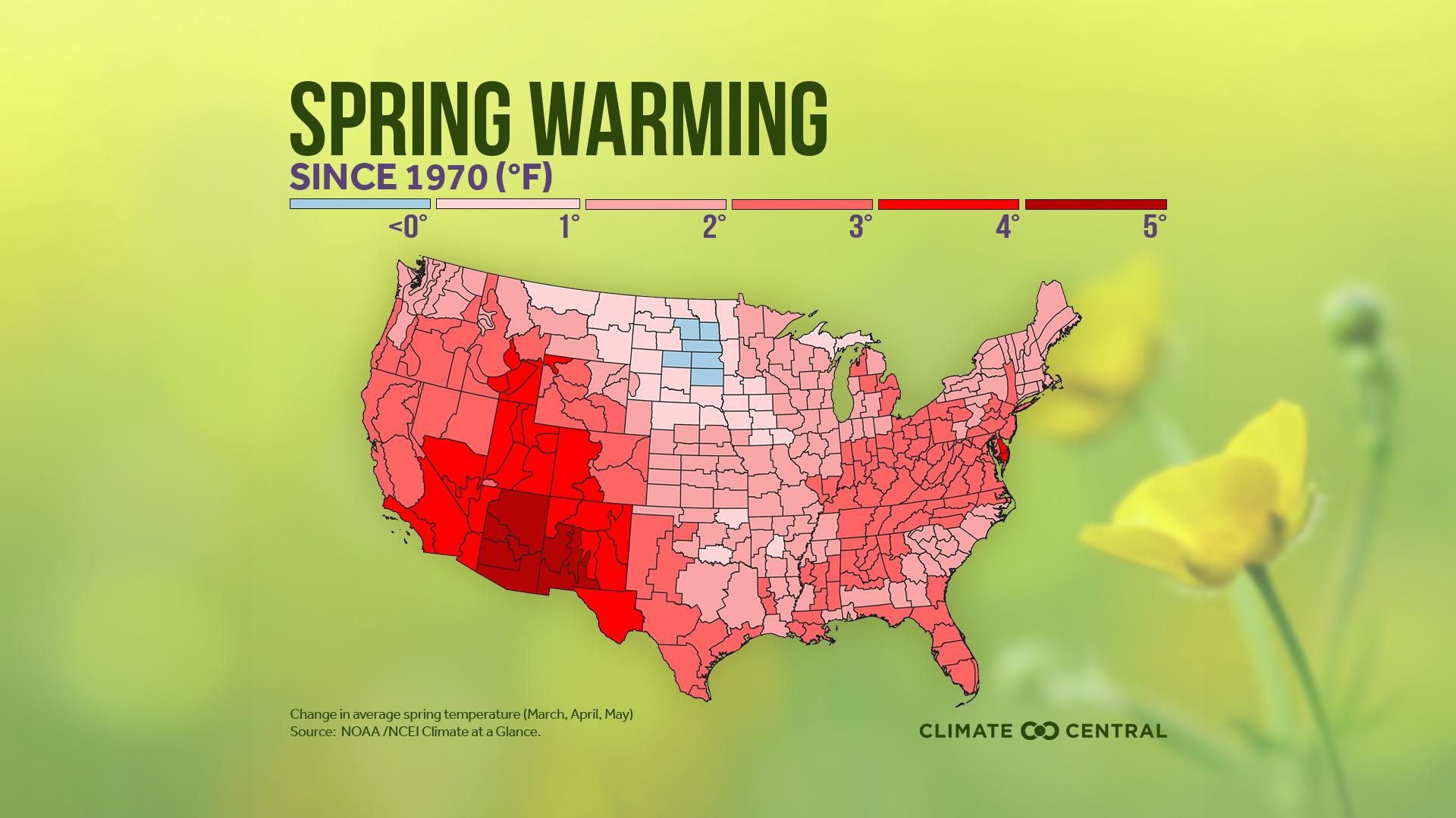 National Map (Average Temperatures) - 2022 Spring Package