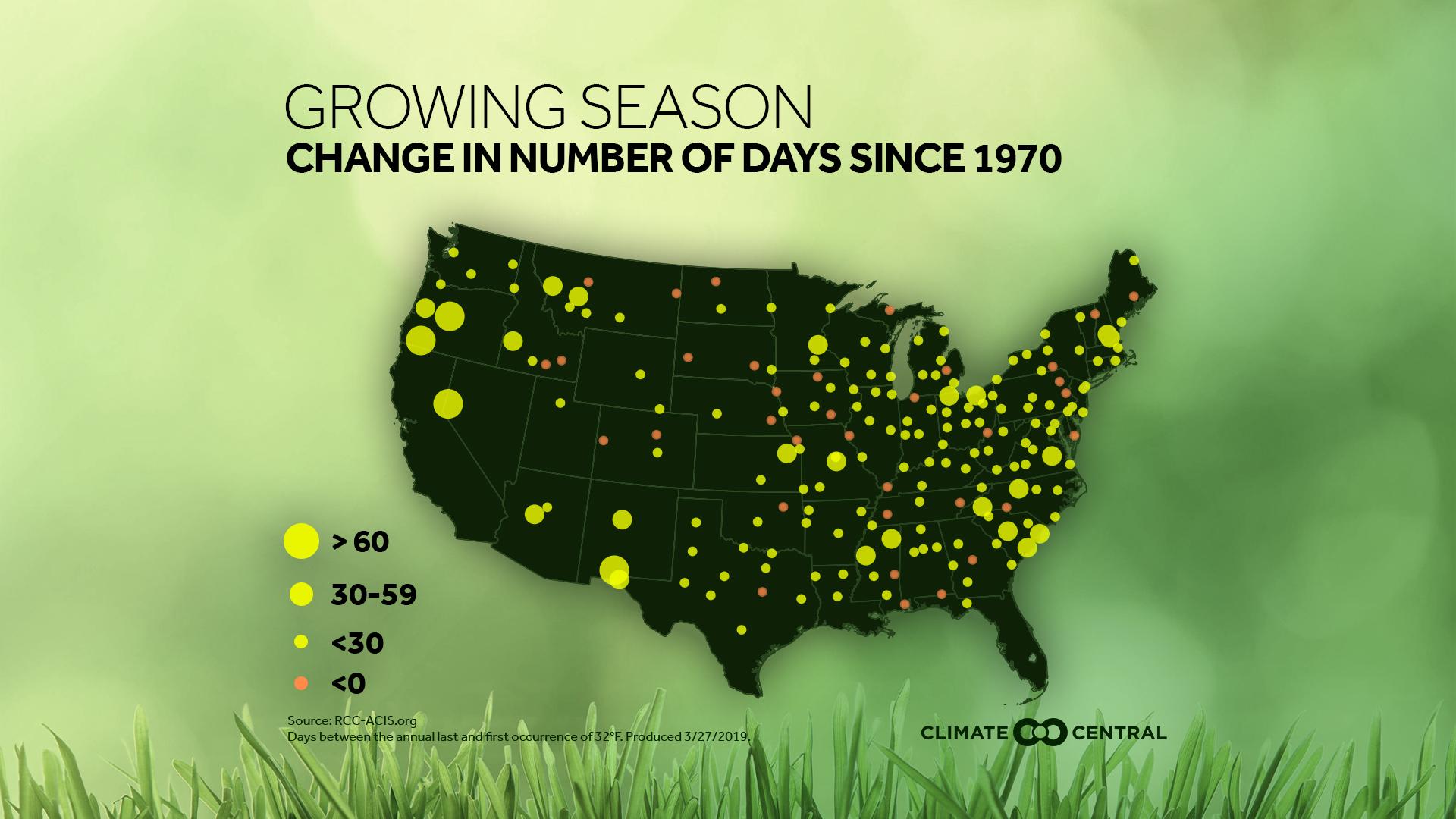growing season map
