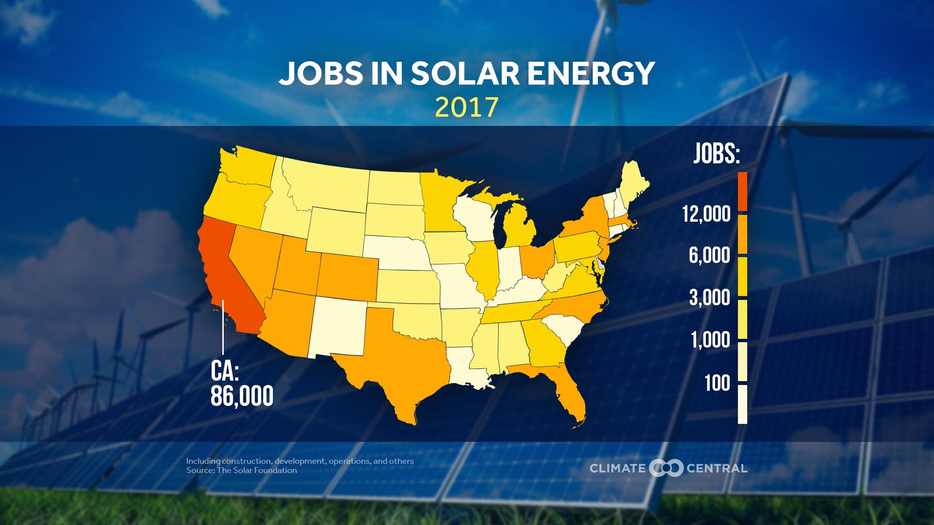solar jobs map