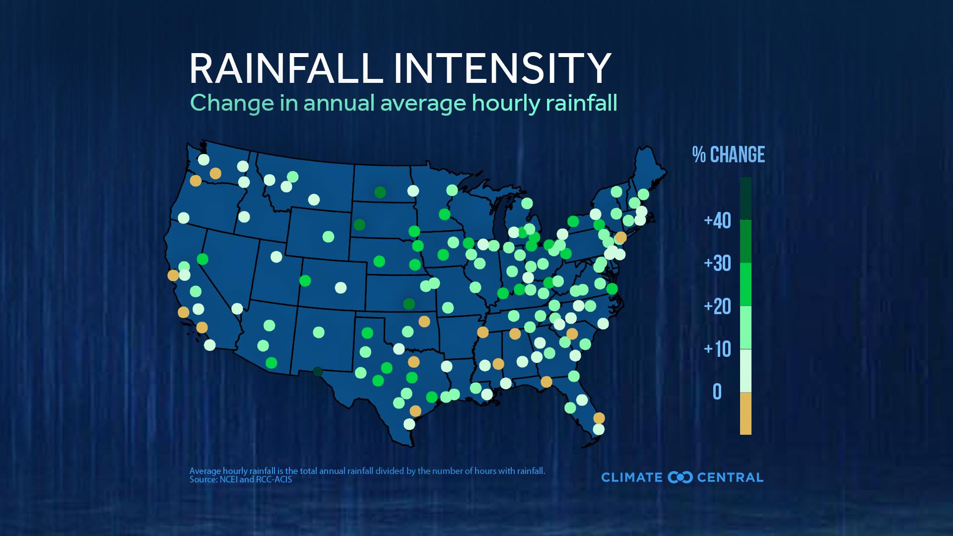 Wetter Rainfall Hours in a Warming Climate